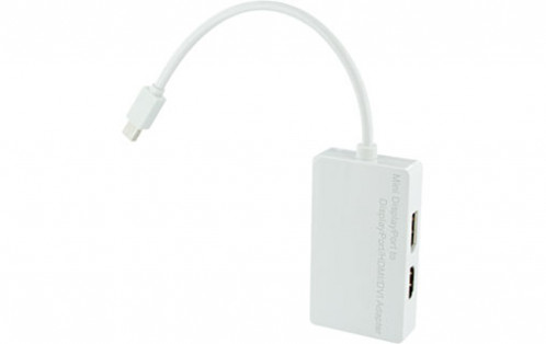 Adaptateur Mini DisplayPort 3-en-1 vers HDMI, DVI et DisplayPort ADPMWY0112-04