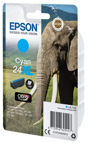 Epson XL cyan Claria Photo HD T 243 T 2432 267857-05