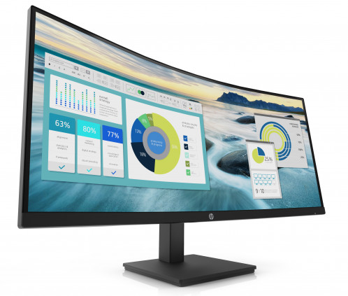 HP P34hc G4 34 pouces WQHD USB-C Curved Monitor (3440x1440)/TI/HDMI/DP/VESA XP2342133D1582-013