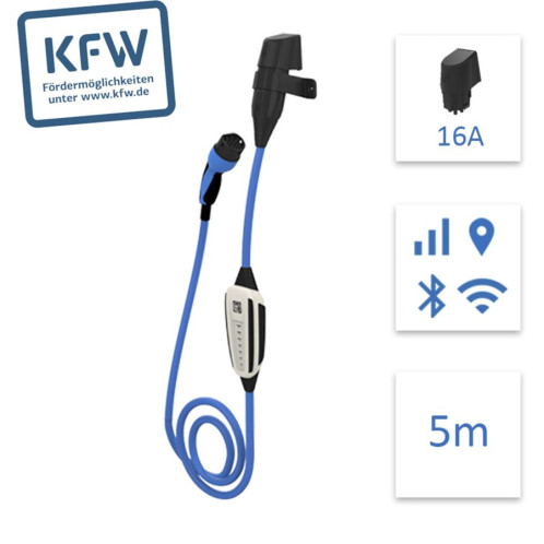 NRGkick Fix Select 5m GSM/WLAN Syst.verrouillage,pr. murale 16A 747427-06