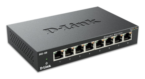 D-Link DGS-108/E 8-Port unmanaged Gigabit Switch 210347-04