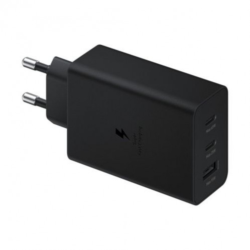 Samsung Travel Charger Quick Charger C+C+U, QC 3.0, PD 3.0, 65W, Black EU (EP-T6530NBEGEU) DA2490753-03