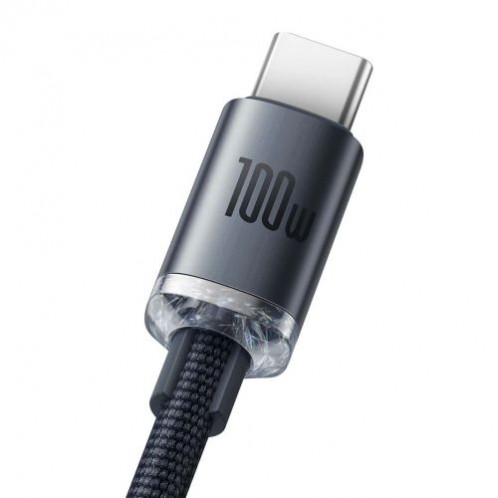 Baseus Type-C Crystal Shine series fast charging data cable 100W 2m Black (CAJY000501) DA360168-018