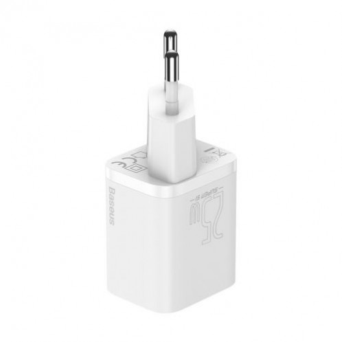 Baseus Travel Charger Super Si 1C Quick Charger 25W EU White (CCSP020102) DA690677-016