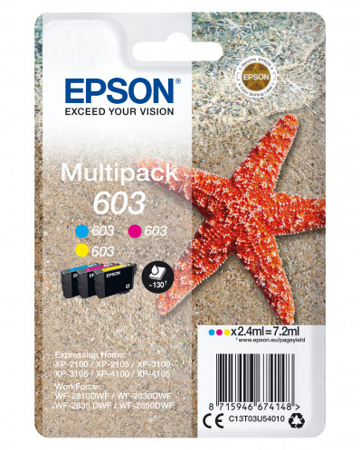 Epson Multipack 3 couleurs 603 T 03U5 489792-05