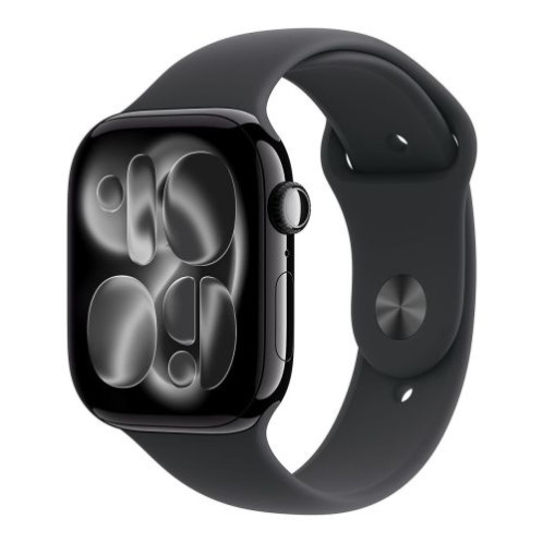 Apple Watch Series 11 (2025) GPS 42mm Jet Black Alu Case, Black Sport Band M/L EU MEQU4 DP29500419-01