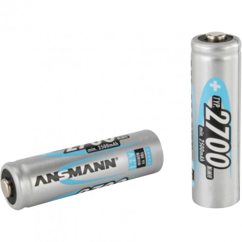 1x2 Ansmann piles 2700 Mignon AA 2500 mAh 604709-02