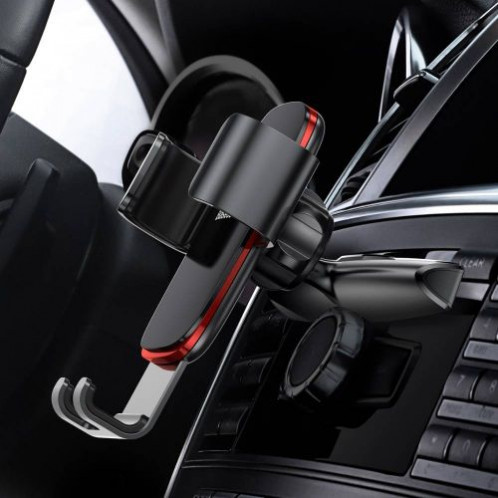 Baseus Car Mount Metal Age Gravity Phone holder (CD Version) Black (SUYL-J01) DA590465-09