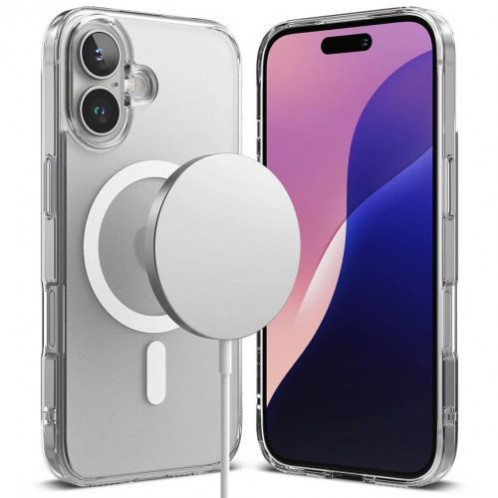 Ringke iPhone 16 Case Fusion Magnetic Matte Clear DI764594-01