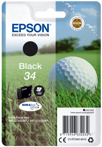 Epson noir DURABrite Ultra Ink 34 T 3461 285700-05