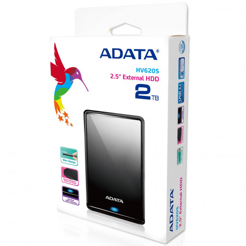 ADATA Externe HDD HV620S 2TB 2.5 VALUE Black 887343-010