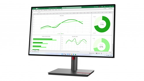 LENOVO ThinkVision P27q-30 27''QHD IPS Monitor Black (2560x1440)/HA/TI/SW/DP/HDMI/USB XH2388074N191-014