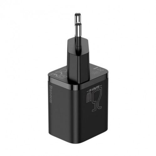 Baseus Travel Charger Super Si 1C Quick Charger 25W EU Black (CCSP020101) DA729484-016