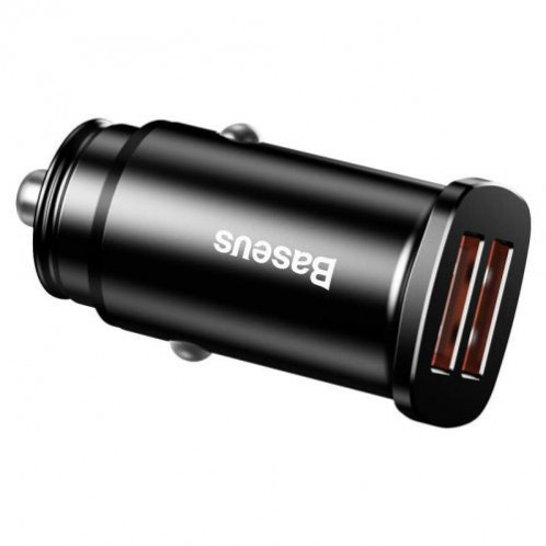 Baseus Car Charger Square metal A + A 30W Dual QC3.0 (SCP.AFC) Black (CCALL-DS01) DA628531-010