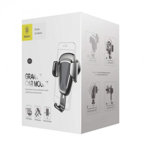 Baseus Car Mount Gravity Phone holder Black (SUYL-01) DA389943-012