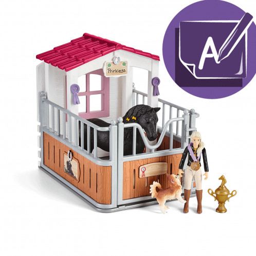 Schleich Club hippique 42437 Box avec Tori & princesse 362322-014