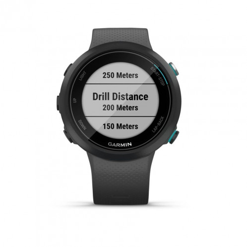 Garmin Swim 2 GPS-Montre de natation gris foncé/argent 504114-06