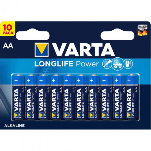 20x10 Varta Longlife Power Mignon AA LR 6 489818-02