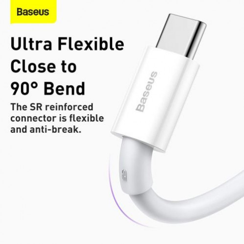 Baseus Type-C Superior series fast charging data cable 66W (11V/6A) 1m White (CATYS-02) DA190195-011