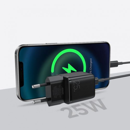 Joyroom Travel Charger Mini Type-C, PPS, PD 25W, Black EU (L-P251) DO699836-09