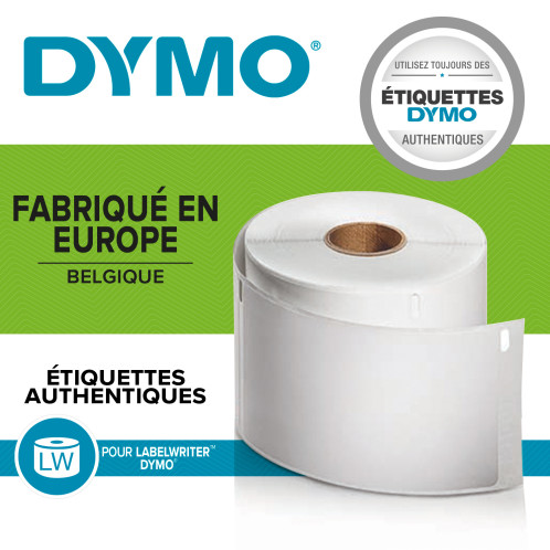 Dymo Etiquettes multi-usage carrées 25 x 25 mm, 750x 481467-016