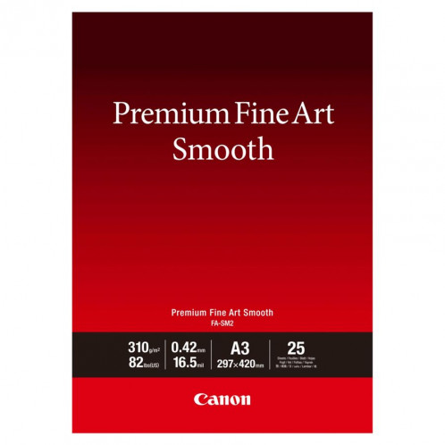 Canon FA-SM 2 Premium FineArt Smooth A3, 25 feuilles, 310 g 705028-02