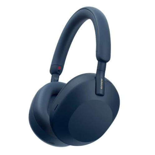 Sony WH-1000XM5 Bluetooth Wireless Over-Ear Headphones, BT 5.0, TWS, Noise Cancelling, Blue EU DO20100759-01