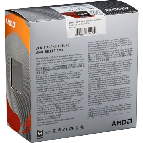 AMD Ryzen 3 4100 Box 3,8GHz 726917-02