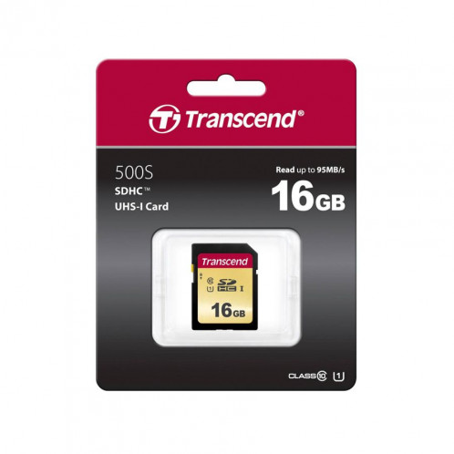 Transcend SDHC 500S 16GB Class 10 UHS-I U1 V30 380508-02