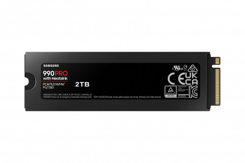 Samsung SSD 990 PRO 2TB MZ-V9P2T0GW NVMe M.2 Heatsink 855304-012