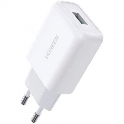 UGREEN USB-A QC 3.0 18W Wall Charger-EU White 752733-02