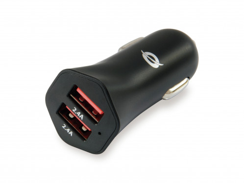 Conceptronic CARDEN04B Chargeur voiture USB 24W 2-port 883528-06