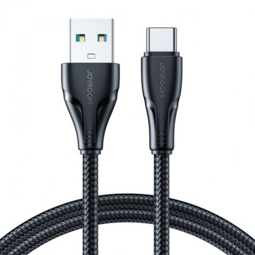 Joyroom USB Type-C Surpass Series Fast Charging and Data Cable, 3A, 1,2m, Black (S-UC027A11) DO109163-02