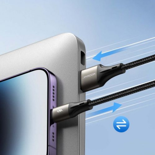 Joyroom USB Type-C Cable 100W, 2m, Black (SA25-AC6) DO223911-08