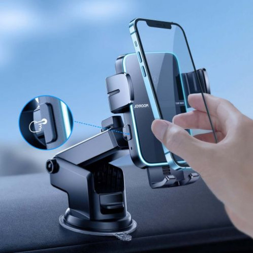 Joyroom Car Mount Wireless Charger (Dashboard Version) Dual-Coil, 4.5 6.8 inch, 15W, Black (JR-ZS246-DASH) DO1726447-06