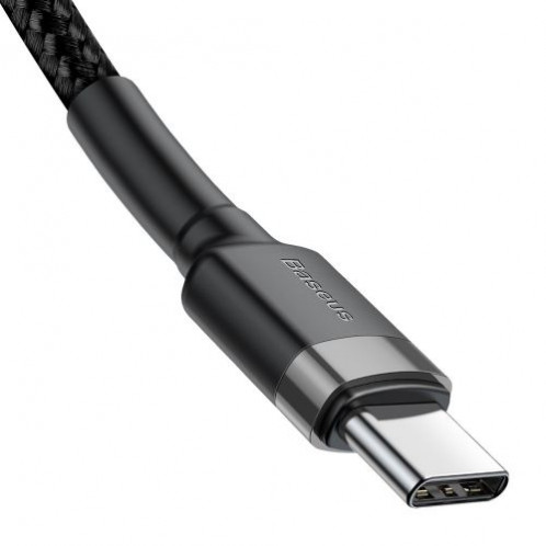 Baseus Type-C Type-C cable Cafule PD2.0 60W Flash charge (20V 3A) 1m Gray/Black (CATKLF-GG1) DA233462-015