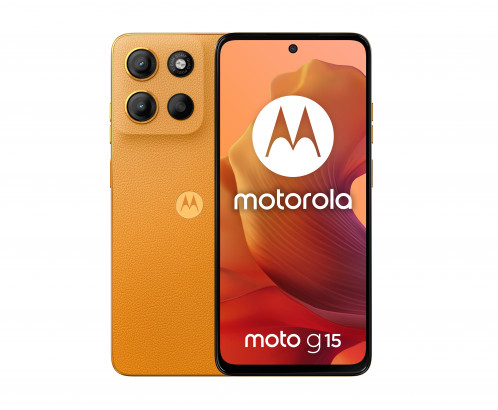 Motorola moto g15 orange aurore 142349-06