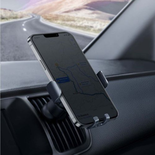 Baseus Car Mount Metal Age II Gravity on the vertical and horizontal ventilation grill Gray (SUJS000013) DA634641-013
