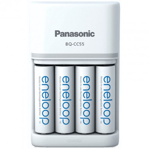 Panasonic Eneloop Smart Plus Cha BQ-CC55 incl. 4xAA K-KJ55MCD40E 762708-04