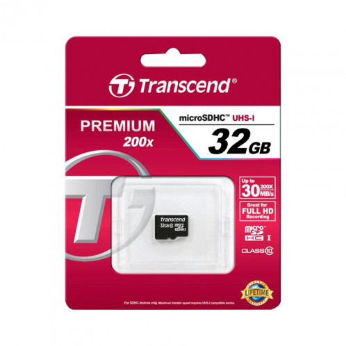Transcend microSDHC 32GB Class 10 586607-02