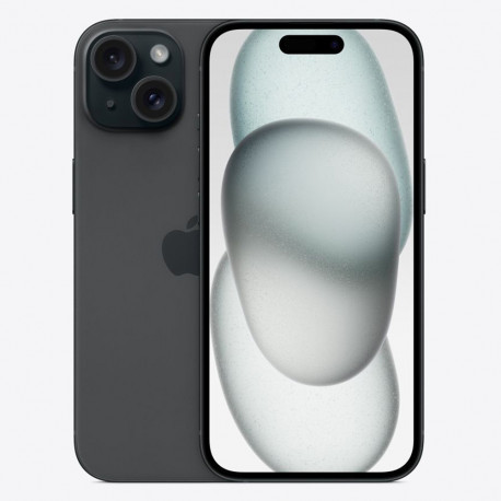 iPhone 15 (6.1'' 128 Go, 6 Go RAM No EU, Garantie 1 an) Noir 0IP15-128_BLK-01