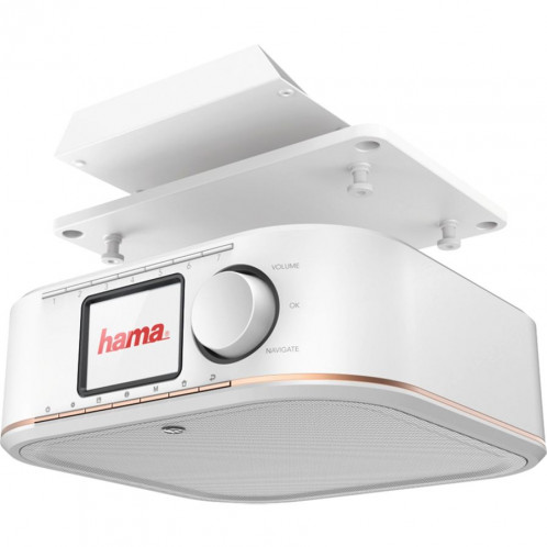 Hama Digitalradio DR350 blanc FM/DAB/DAB+ Montage support 518520-04