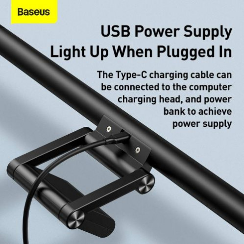 Baseus Home i-wok series USB Asymmetric Light Source Screen Hanging Light Pro Black (DGIWK-P01) DA2560695-017