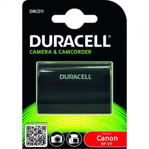 Duracell Li-Ion 1600 mAh pour Canon BP-511/BP-512 291027-06