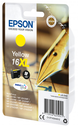 Epson XL jaune DURABrite Ultra T 163 T 1634 267717-06