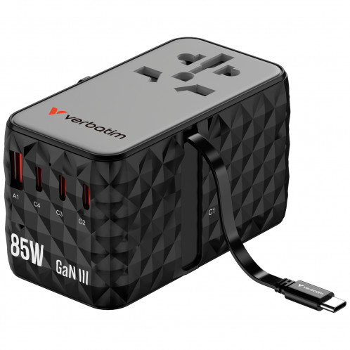 Verbatim Charge´n´Travel Diamond 85W câble retr. CNT-02 32127 113978-09