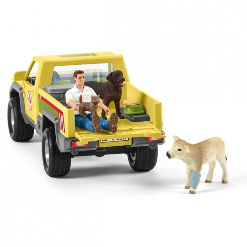 Schleich Vie à la ferme 42503 Visite du vétérinaire à la ferme 488301-014