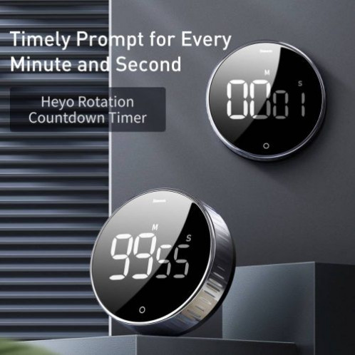 Baseus Home Heyo rotation countdown timer Black (ACDJS-01) DA896922-014