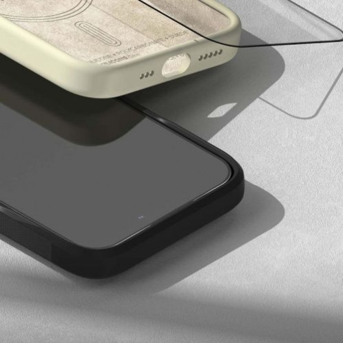 Ringke iPhone 15/ 16 Screen Protector Privacy Tempered Glass 9H with installation jig Transparent DI457407-09