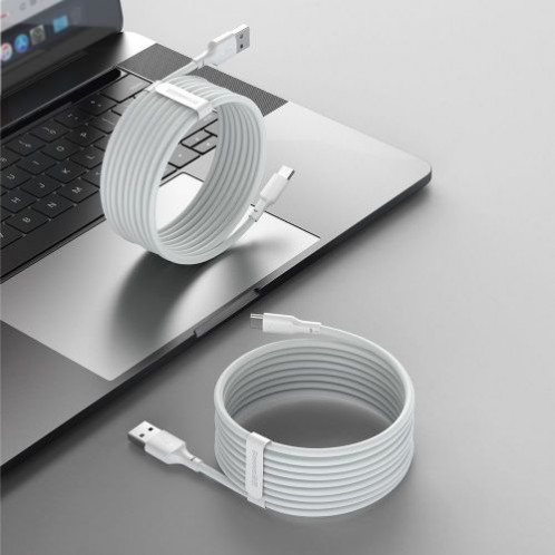 Baseus Type-C Simple Wisdom cable (2pcs/set) 5A 1.5m White (TZCATZJ-02) DA276656-019